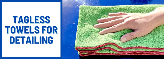 Premium Tag-less Microfiber Towels for Detailing