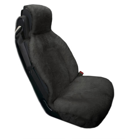 Eurow Genuine Australian Sheepskin Sideless Seat Cover – Gray