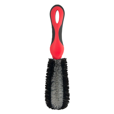 Barrett-Jackson® Wheel & Spoke Brush with Soft Grip Handle