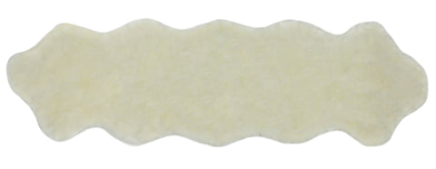 Nouvelle Legende® 20 x 67 in. White Faux Fur Sheepskin Rug – Duo
