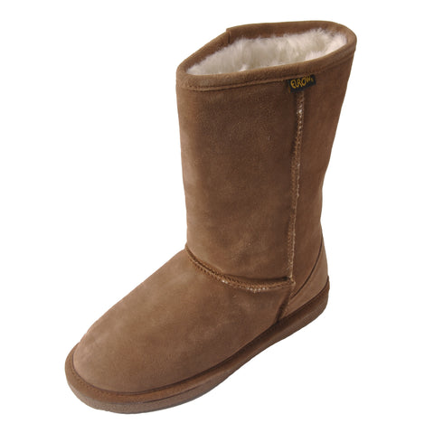 Eurow Women's Shearling Boots – Brown/White