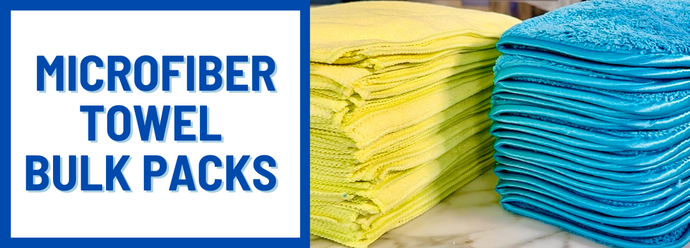 Microfiber Towel Bulk Packs for detailing and cleaning!