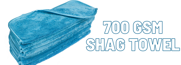 Best 700 GSM Shaggy Weave Double Density Microfiber Towel!