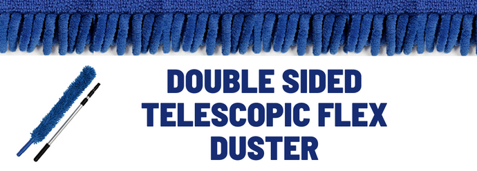 Behold the best flex-duster and telescopic pole system!