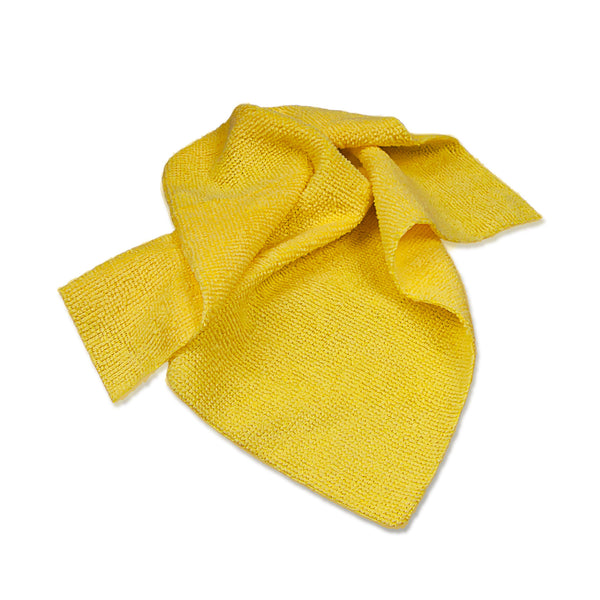 Eurow 12 x 12 in. 200 GSM Microfiber Wipe and Clean Cloths with Dispenser Box – 50-pack