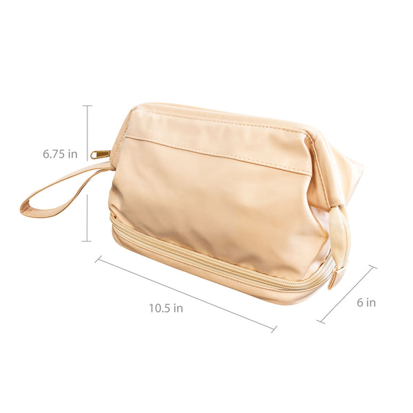 Eurow Luxe Double Layer Waterproof Cosmetic Travel Bag