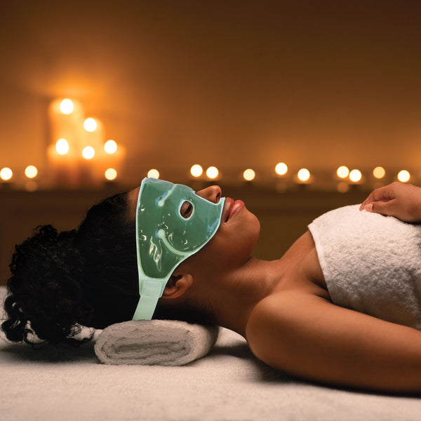 Eurow Luxe Hot & Cold Thermal Clay Half Coverage Face Mask with One Adjustable Strap