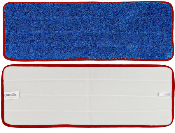 CleanAide® 18-inch All-Purpose Mega Microfiber Mop Pads – 6-pack