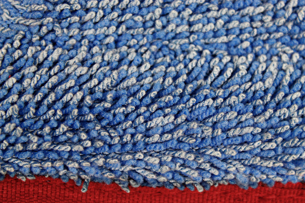 CleanAide® 18-inch Spot Cleaning Twist Yarn Microfiber Mop Pad with Scrubber – 6 Pack