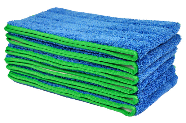 CleanAide® 24-inch All-Purpose Mega Microfiber Mop Pads – 6-pack