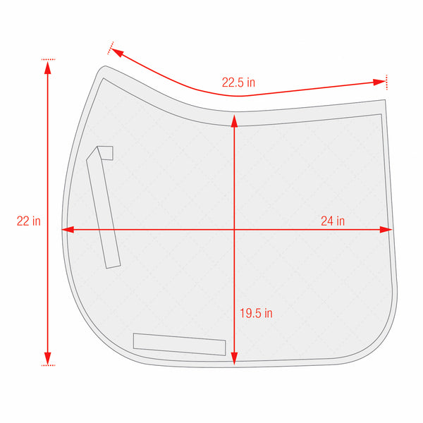 ECP Quilted Dressage Pad