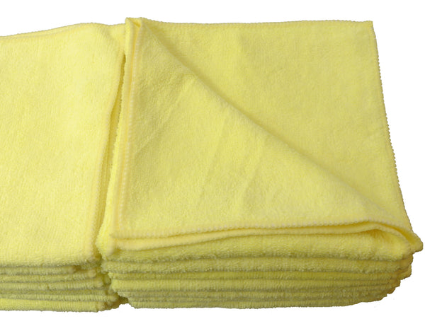 Detailer's Preference® 16 x 16 in. 325 GSM Microfiber DeLuxe Cleaning Towels – 24-pack