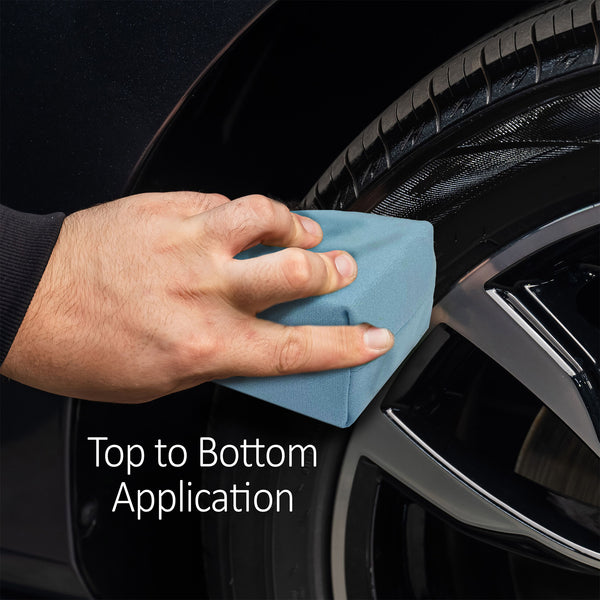 Suede Microfiber w/Barrier, Ceramic Coating Applicators, 3” x 1.5” x 1.5”, Blue, 10-pack