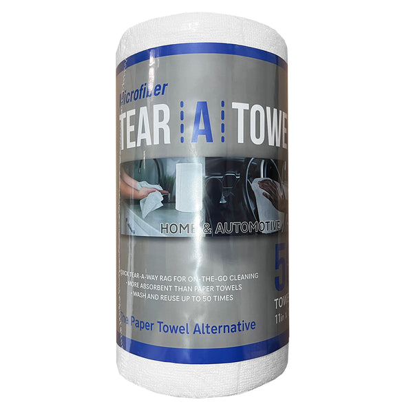 TEAR-A-TOWEL™ Reusable Microfiber Towels by Eurow