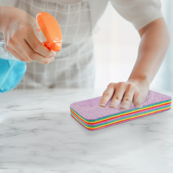Eurow 12-Layer Microfiber Sponge Block for Cleaning & Drying
