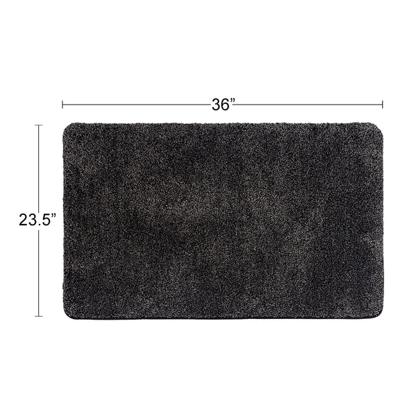 Eurow Trek N' Clean Microfiber Traction Floor Mat, 36 by 23.5 Inches