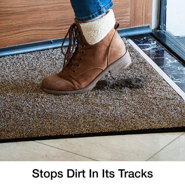 Eurow Trek N' Clean Microfiber Traction Floor Mat, 36 by 23.5 Inches