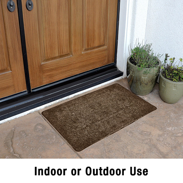 Eurow Trek N' Clean Microfiber Traction Floor Mat, 36 by 23.5 Inches