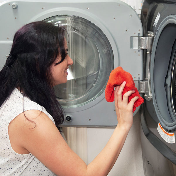 CleanAide® 16 x 16 in. 300 GSM Microfiber Commercial Towels – 4-color 12-pack