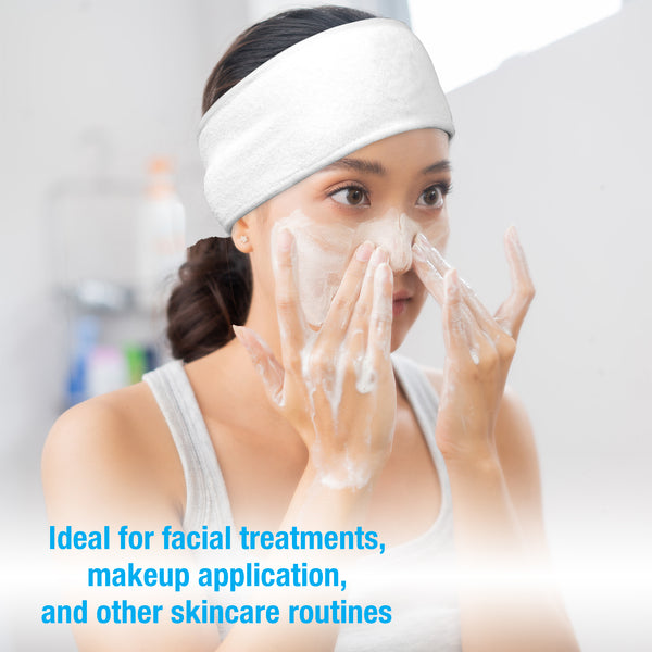 Eurow Luxe Adjustable Microfiber Unisex Headband, 24 Inches