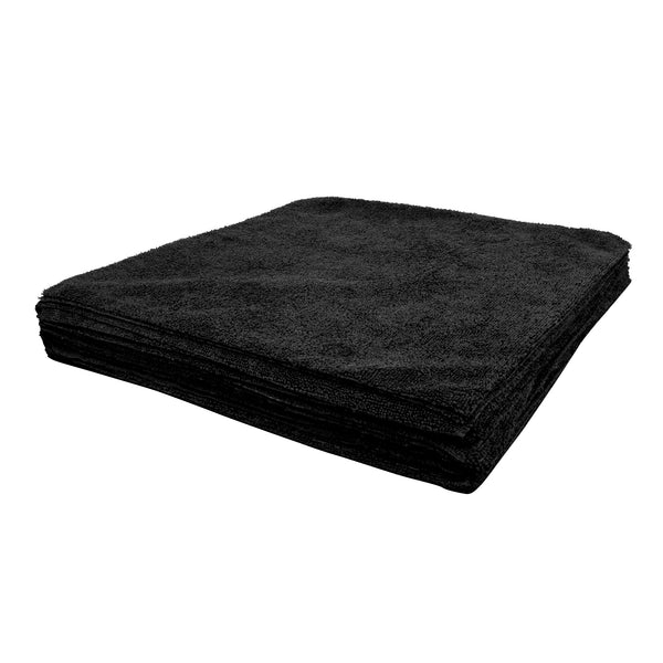 All-Purpose Terry Weave Microfiber Towels, Edgeless, 200gsm, 16"x16", 25-Pack