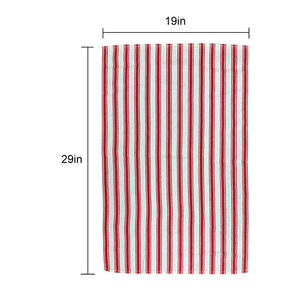 Nouvelle Legende® 19 x 29 in. Basketweave Cotton Kitchen Towels – 8-pack