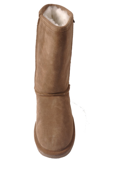 Eurow Women's Shearling Boots – Brown/White