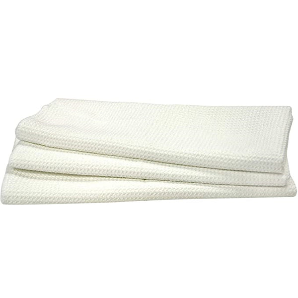 Eurow 16 x 28 in. 390 GSM Microfiber Waffle Weave Kitchen Towels – 3-pack