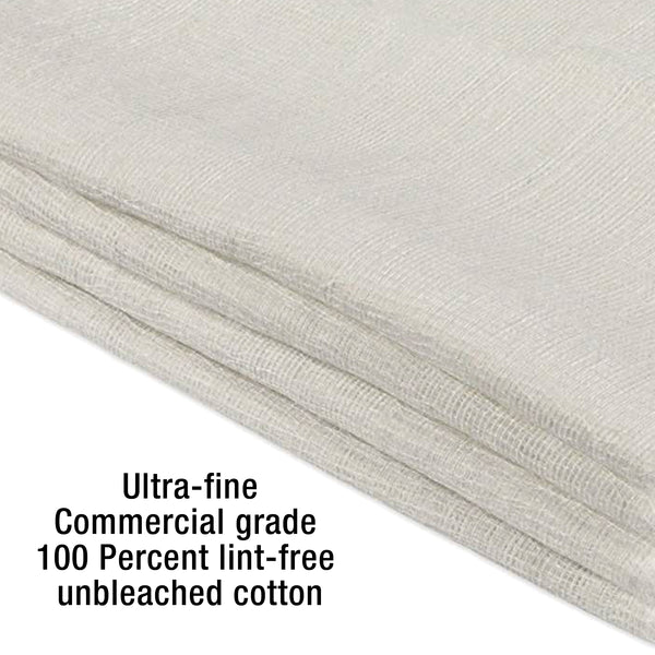 Nouvelle Legende® Commercial-Grade Ultra Fine Cheesecloth – 27 Square Feet