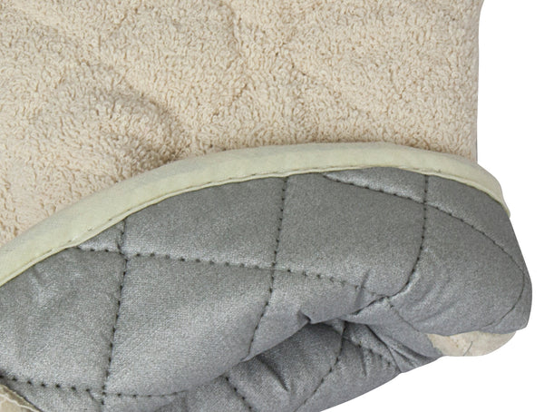 Nouvelle Legende® Commercial-Grade Cream Terry Cloth Oven Mitts – 2-pack