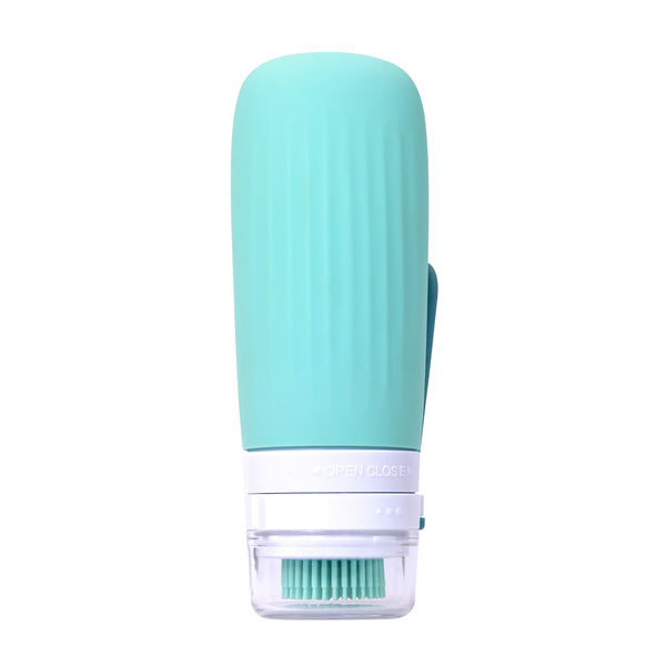 Eurow Luxe BPA-Free Refillable & Squeezable Silicone Brush Bottle with Hanging Loop, 100 ml