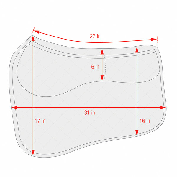 ECP Western Correction Saddle Pad