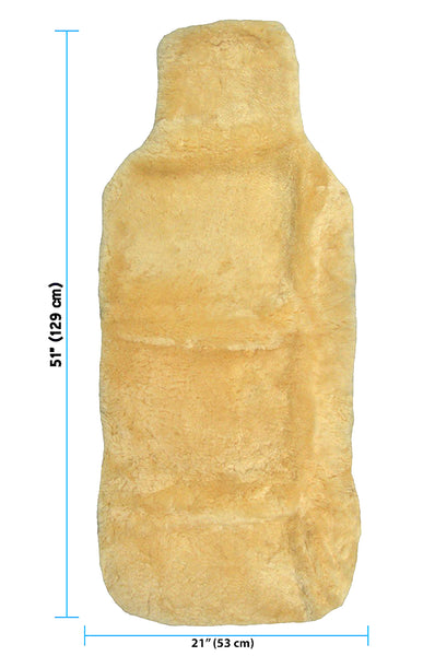 Eurow Genuine Australian Sheepskin Sideless Seat Cover – Champagne