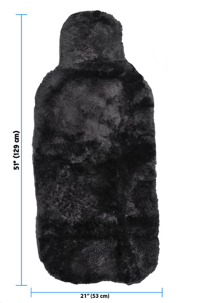 Eurow Genuine Australian Sheepskin Sideless Seat Cover – Gray