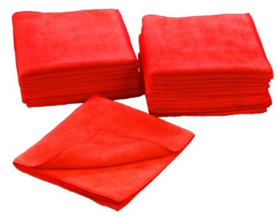 Eurow 16 x 16 in. 300 GSM Microfiber Cleaning Towels – 12-pack
