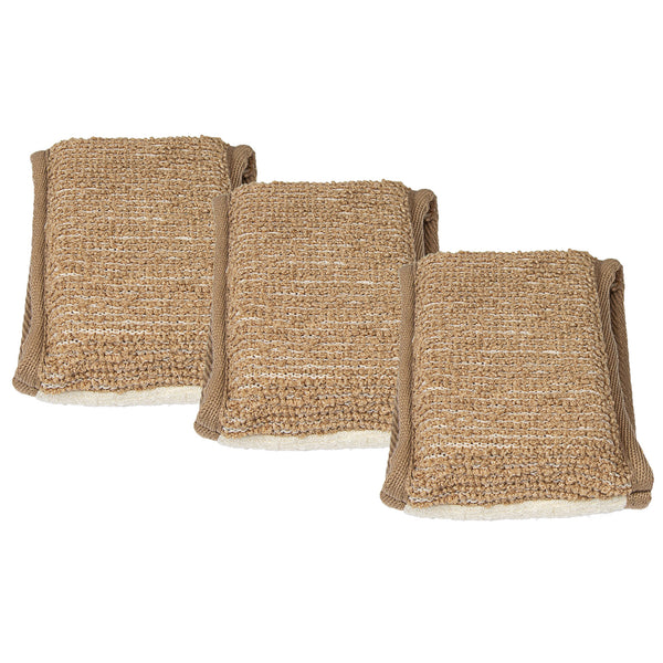 Eurow Bamboo Bath Sponge 3 Pack