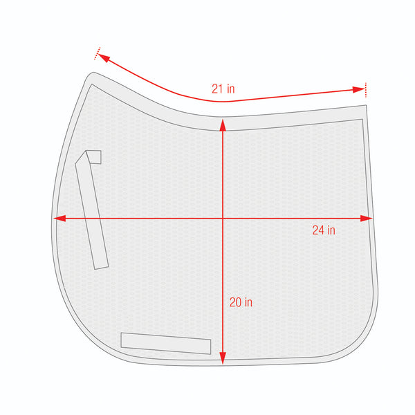 ECP 3D Air Ride® Dressage Saddle Pad