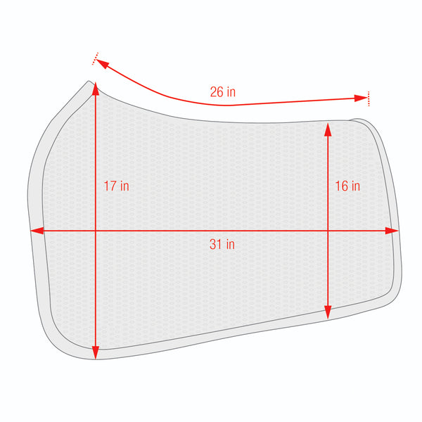 ECP 3D Western Saddle Pad