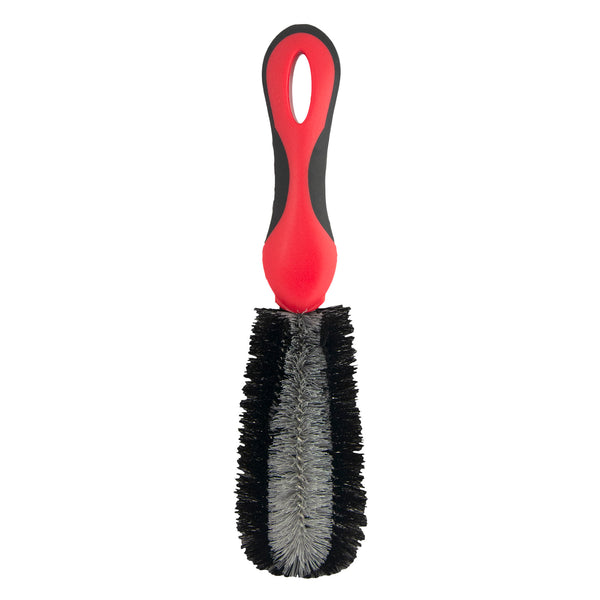 Barrett-Jackson® Wheel & Spoke Brush with Soft Grip Handle