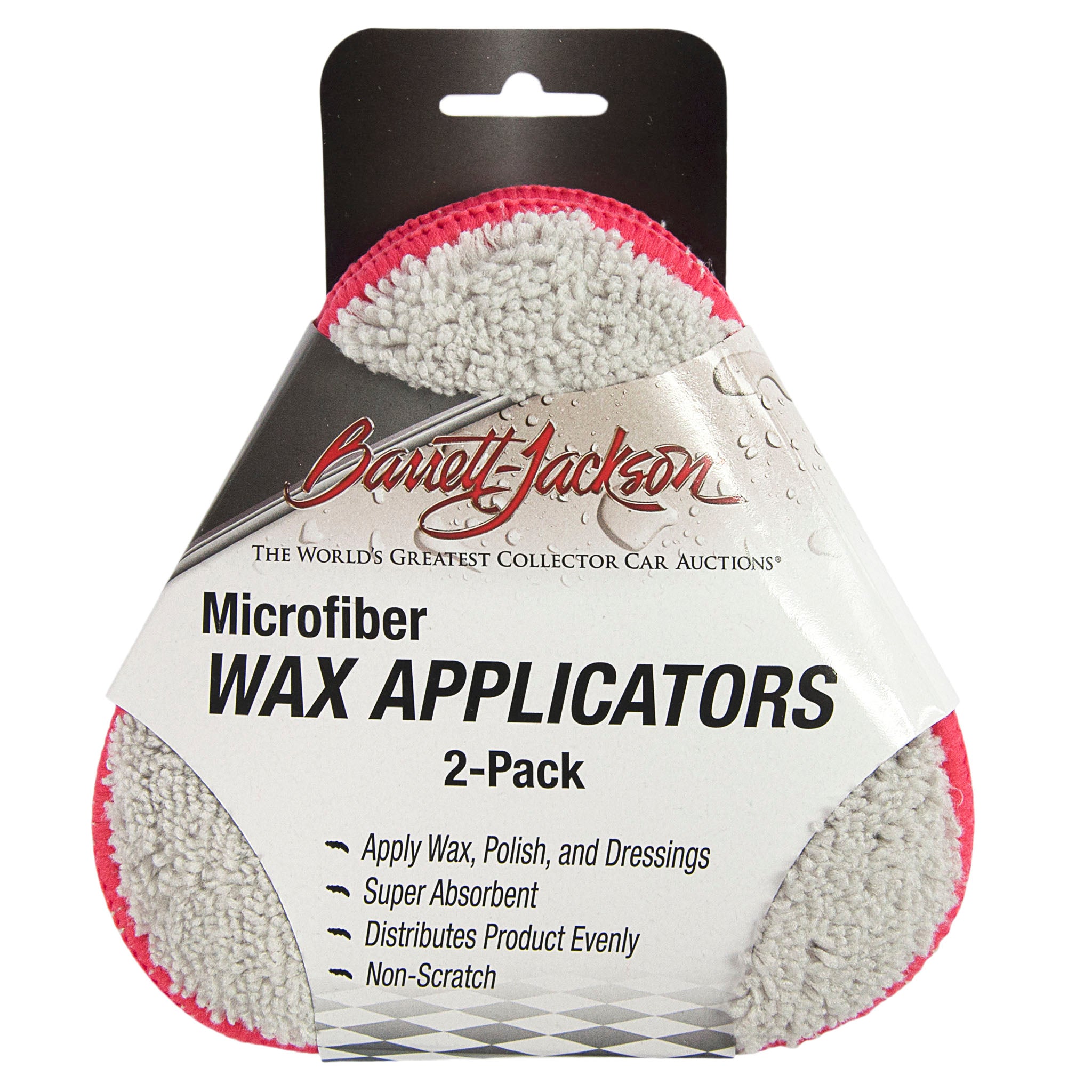 Barrett-Jackson® 5-inch Microfiber Wax Applicator Pads – 2-pack – Eurow
