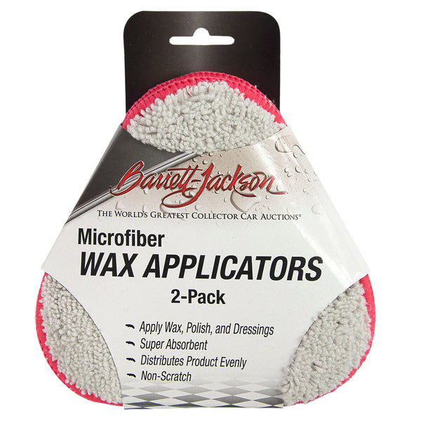 Barrett-Jackson® 5-inch Microfiber Wax Applicator Pads – 2 Pack