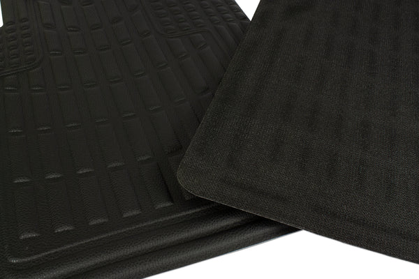 Eurow Universal Cut-to-Fit Car Floor Mats – 4-piece Set