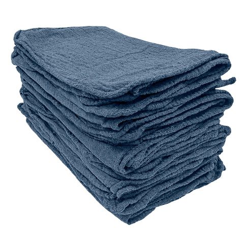 Detailer's Preference Automotive Shop Towels, Cotton, 11"x12", 50 Pack
