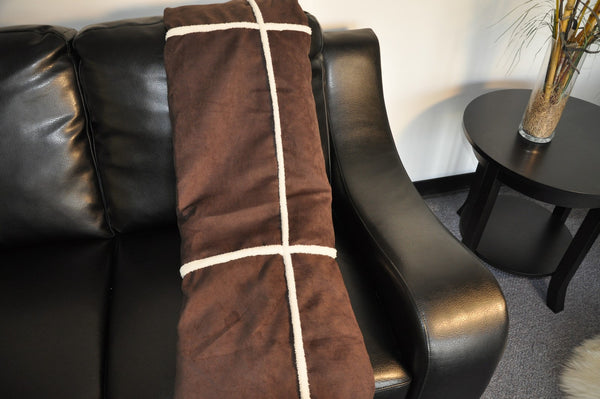 Nouvelle Legende® 50 x 60 in. Brown Microfiber Throw Blanket