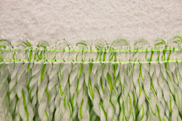 CleanAide® 24-in. Green Commercial Microfiber Dry Mop Pad Refills with Rope Borders – 4 Pack