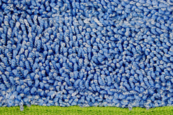 CleanAide® 24-inch Spot Cleaning Twist Yarn Microfiber Mop Pad with Scrubber – 6 Pack