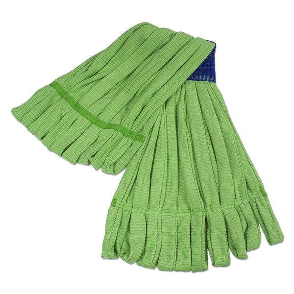 CleanAide® Green Industrial Microfiber Tube Mop Head – 300 Grams