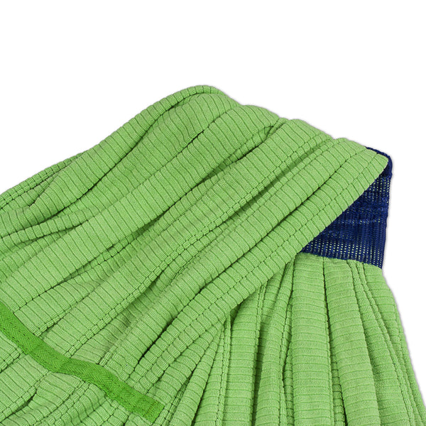 CleanAide® Green Industrial Microfiber Tube Mop Head – 300 Grams