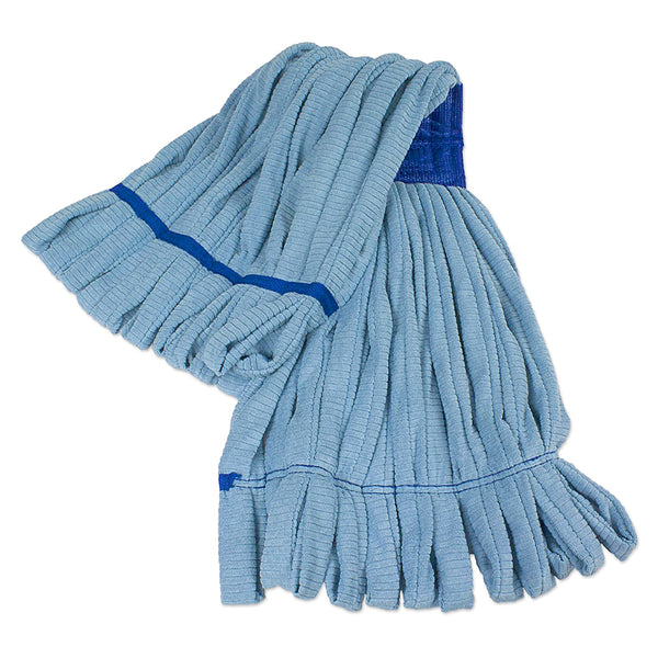 CleanAide® Blue Industrial Microfiber Tube Mop Head – 400 Grams