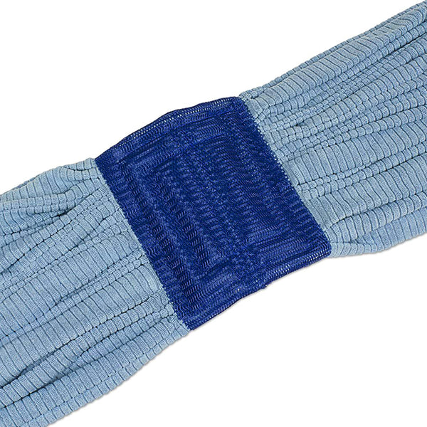 CleanAide® Blue Industrial Microfiber Tube Mop Head – 400 Grams